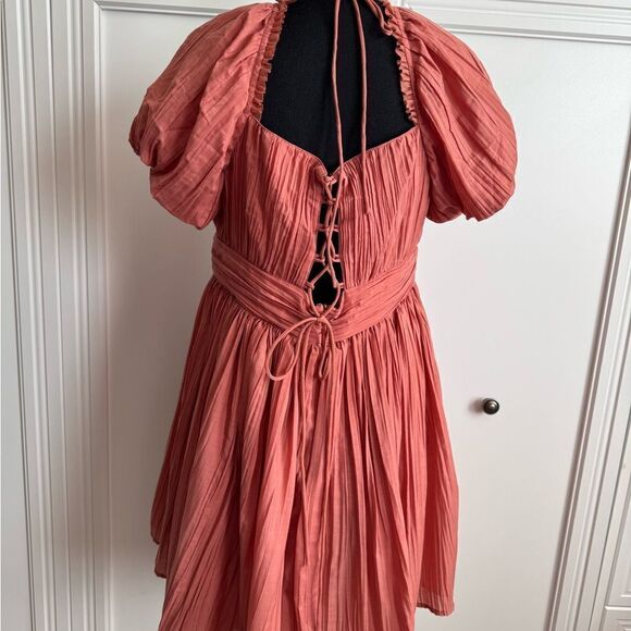 Elegant Coral Dress - Picture 2 of 7